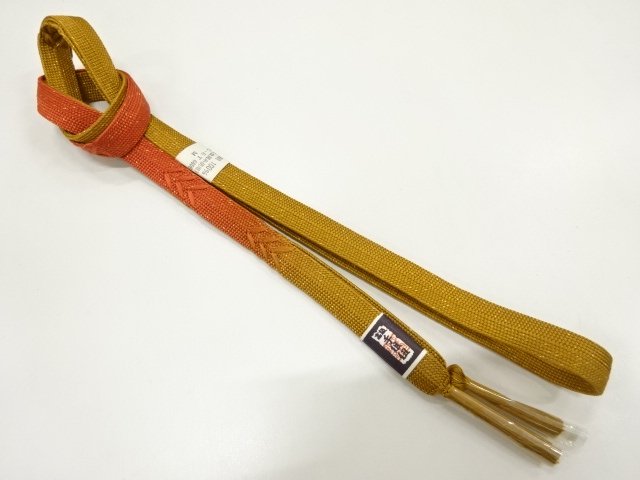 未使用品　正絹　手組帯締め